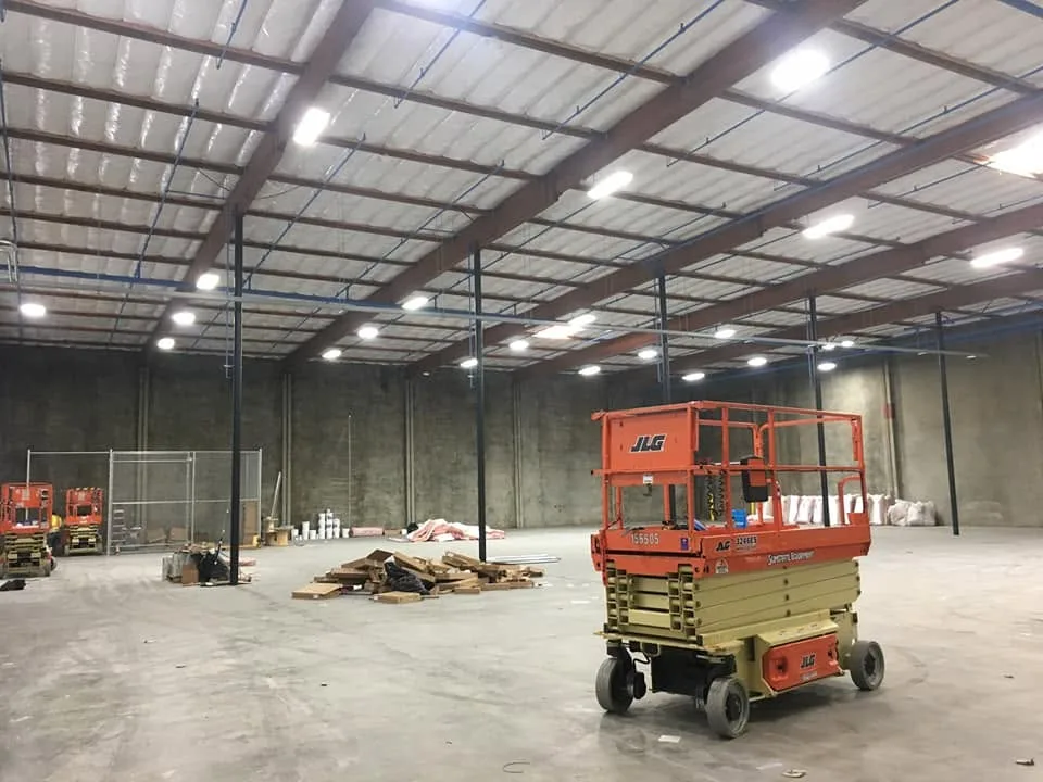 Commercial electrical panels in a utility room Bay Area