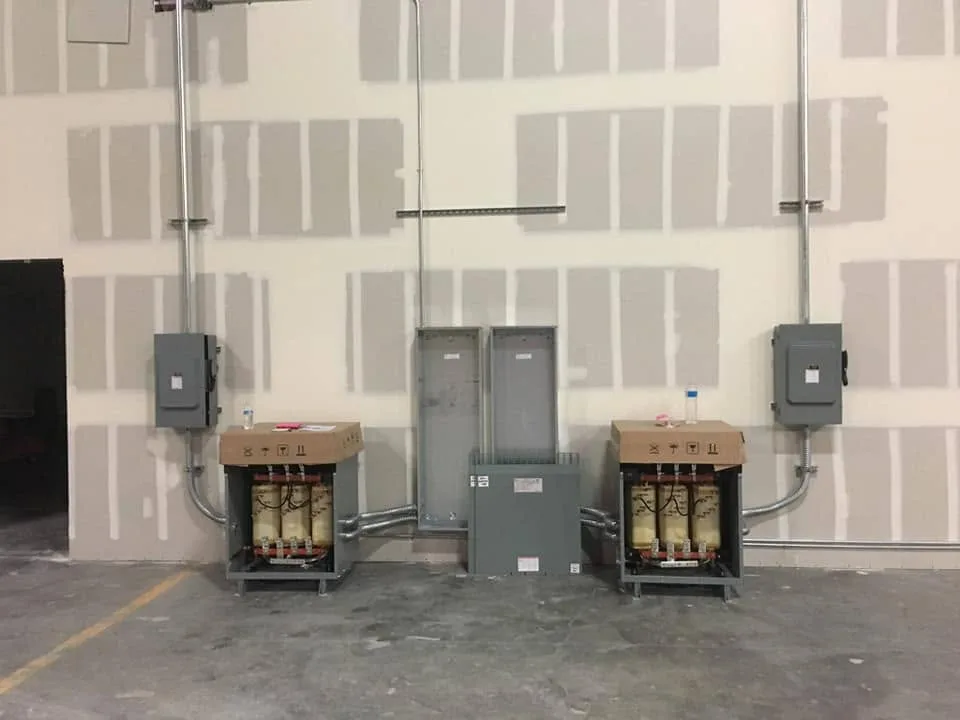 Industrial transformer and panel installation Bay Area